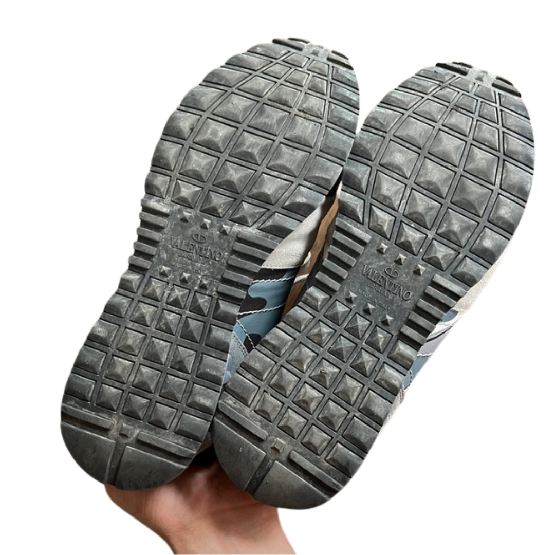 Valentino Garavani Rockrunner Sneakers (Grey) 