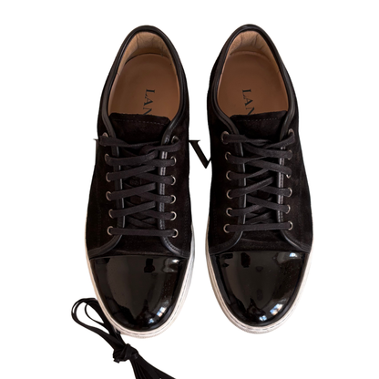 Lanvin Cap Toe Sneakers (Black)