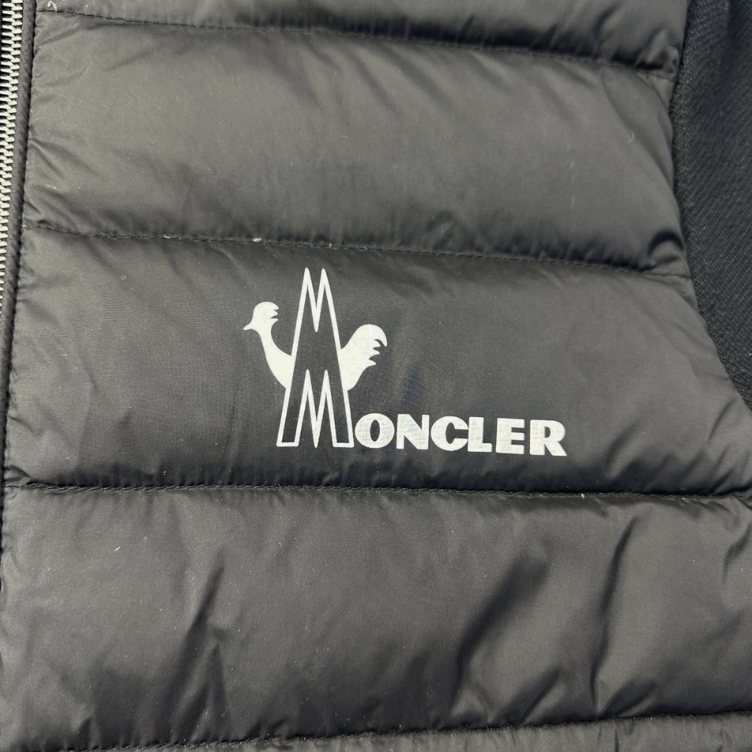 Moncler Maglia Tricot Cardigan Jacket (Black)