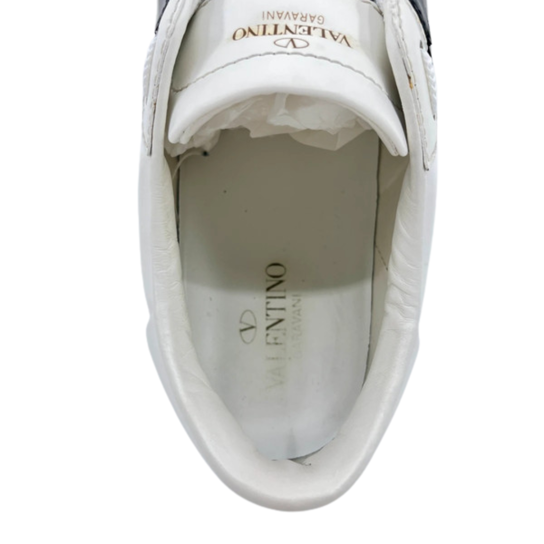 Valentino Garavani Open Sneakers (White Navy)