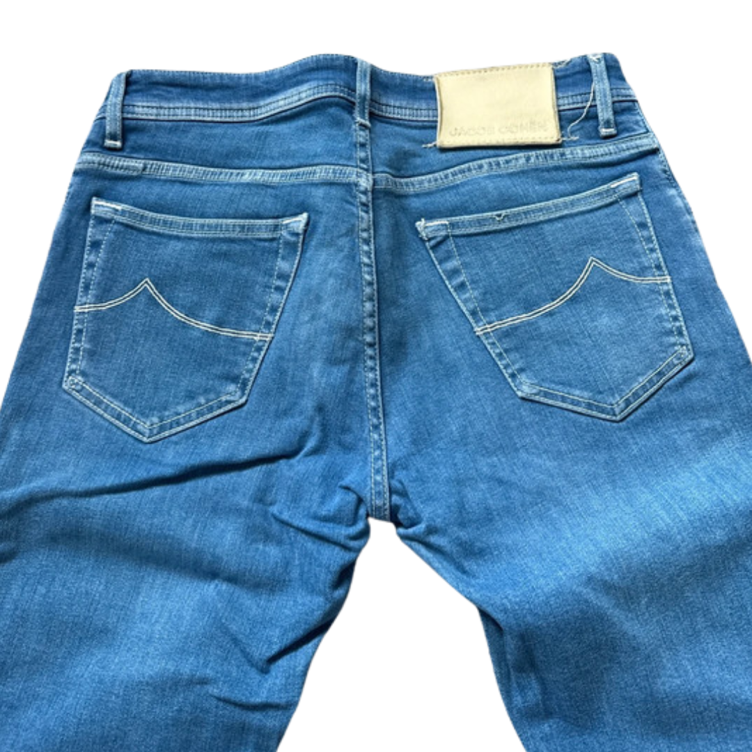 Jacob Cohën Nick Slim Fit Jeans (Navy Blue)