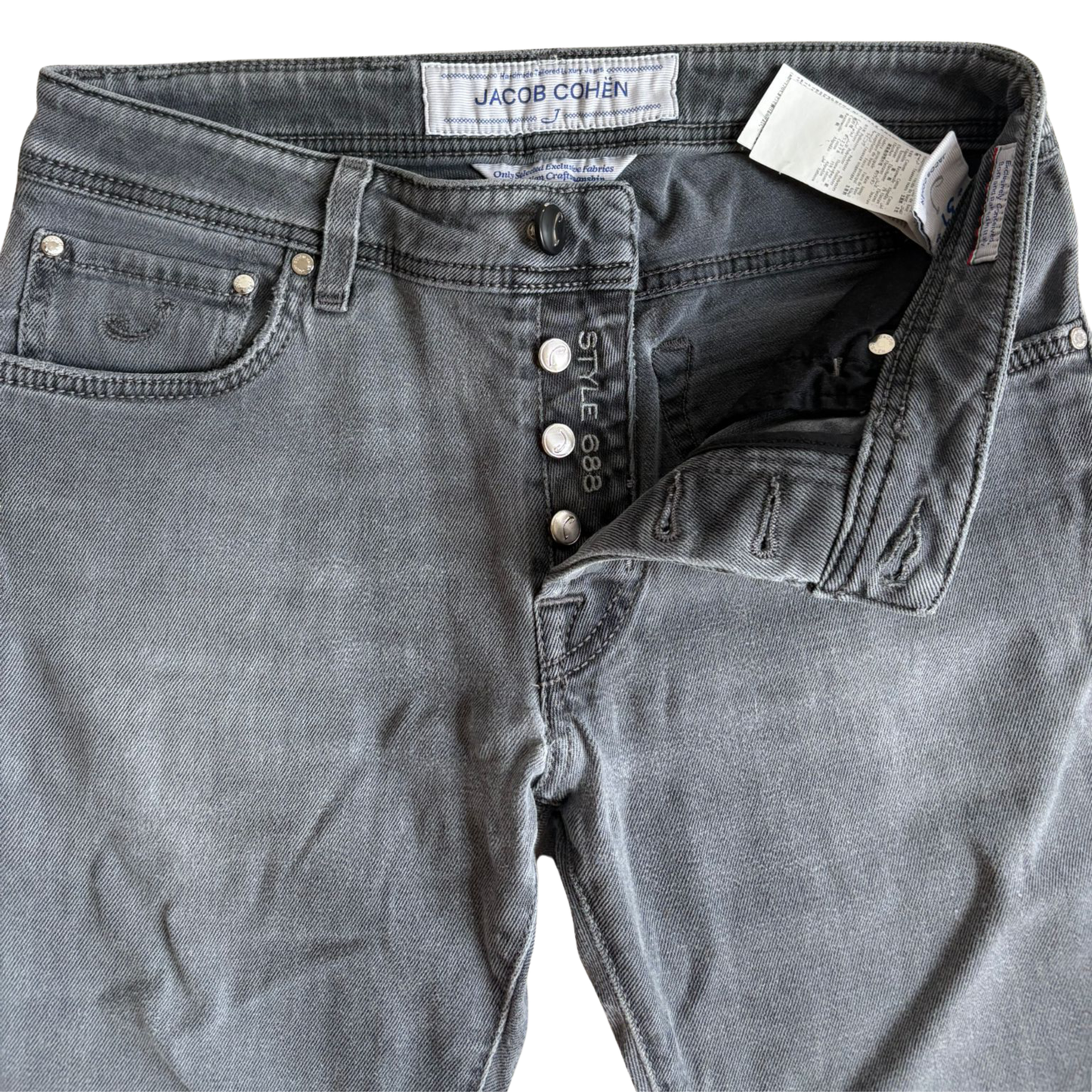 Jacob Cohën 688 Slim fit Jeans (Grey)