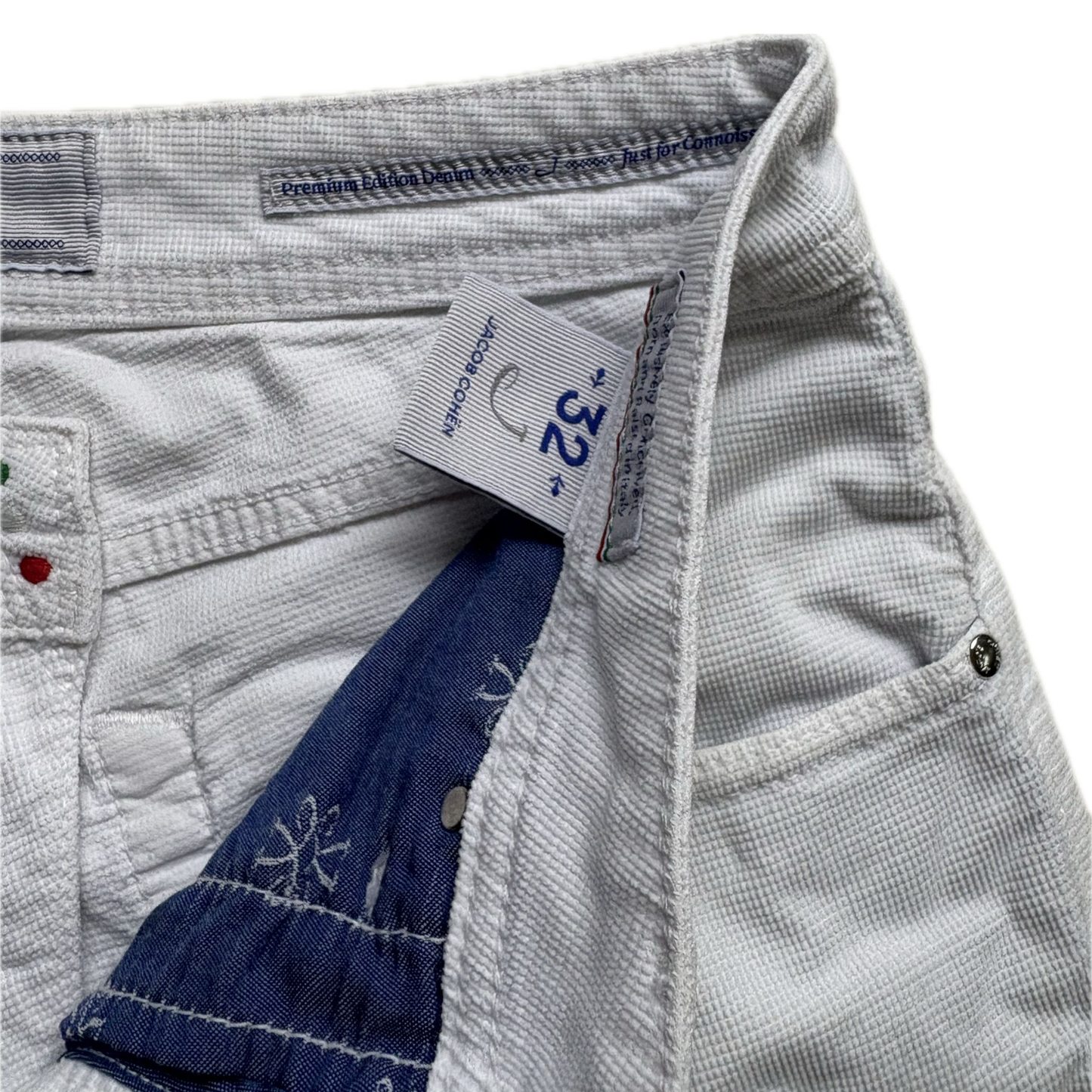 Jacob Cohën 622 Slim Fit Jeans (White)
