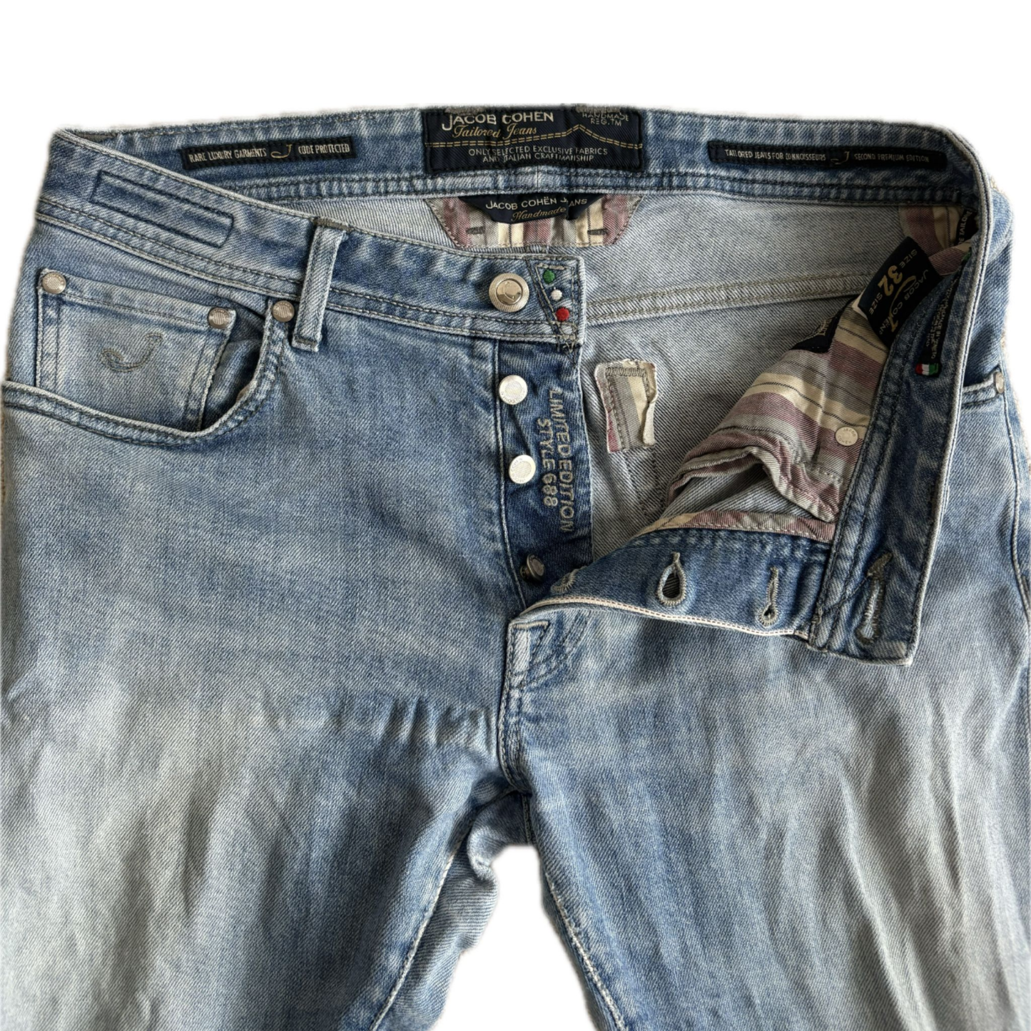 Jacob Cohën 688 LIMITED EDITION Slim Fit Jeans (Blue)
