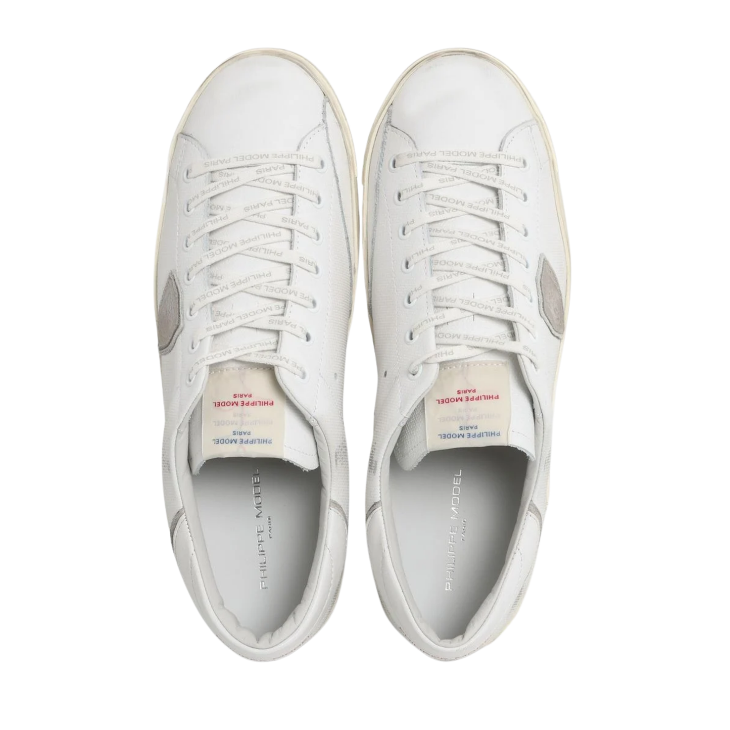 Philippe Model PRSX Sneakers ( White Heel) (New)
