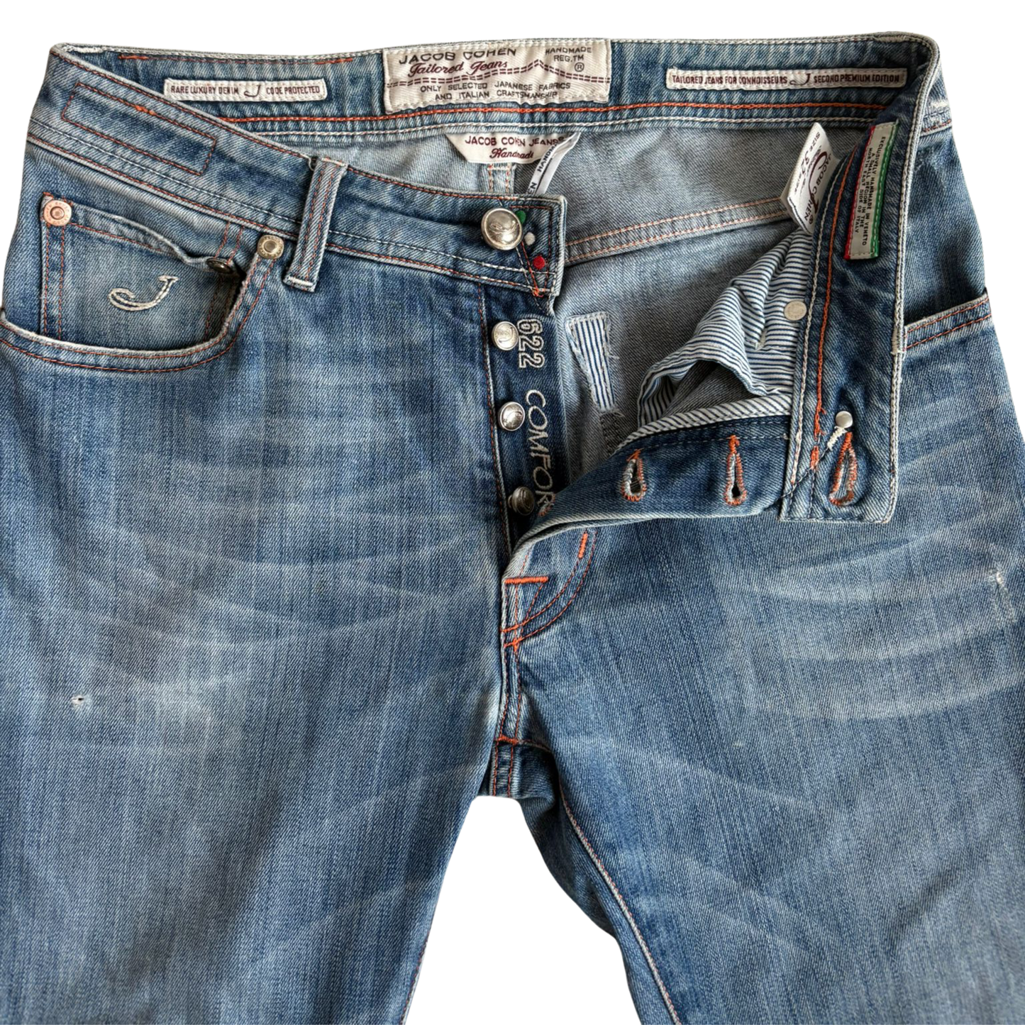 Jacob Cohën 622 Slim fit Jeans (Blue)