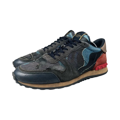 Valentino Garavani Rockrunner Sneakers (Navy Camo)