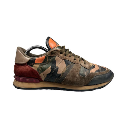 Valentino Garavani Rockrunner Sneakers (Brown)