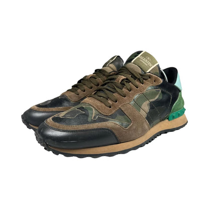 Valentino Garavani Rockrunner Sneakers (Khaki) 