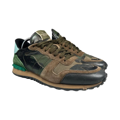 Valentino Garavani Rockrunner Sneakers (Khaki) 