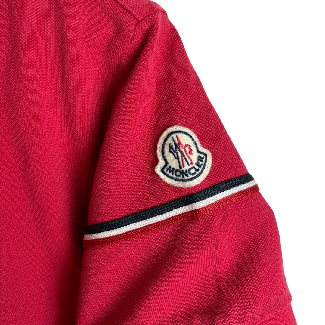Moncler Maglia Polo Shirt (Red)