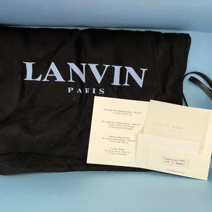Lanvin Cap Toe Sneakers (Burgundy)