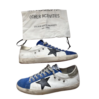 Golden Goose Superstar Sneakers (Navy)