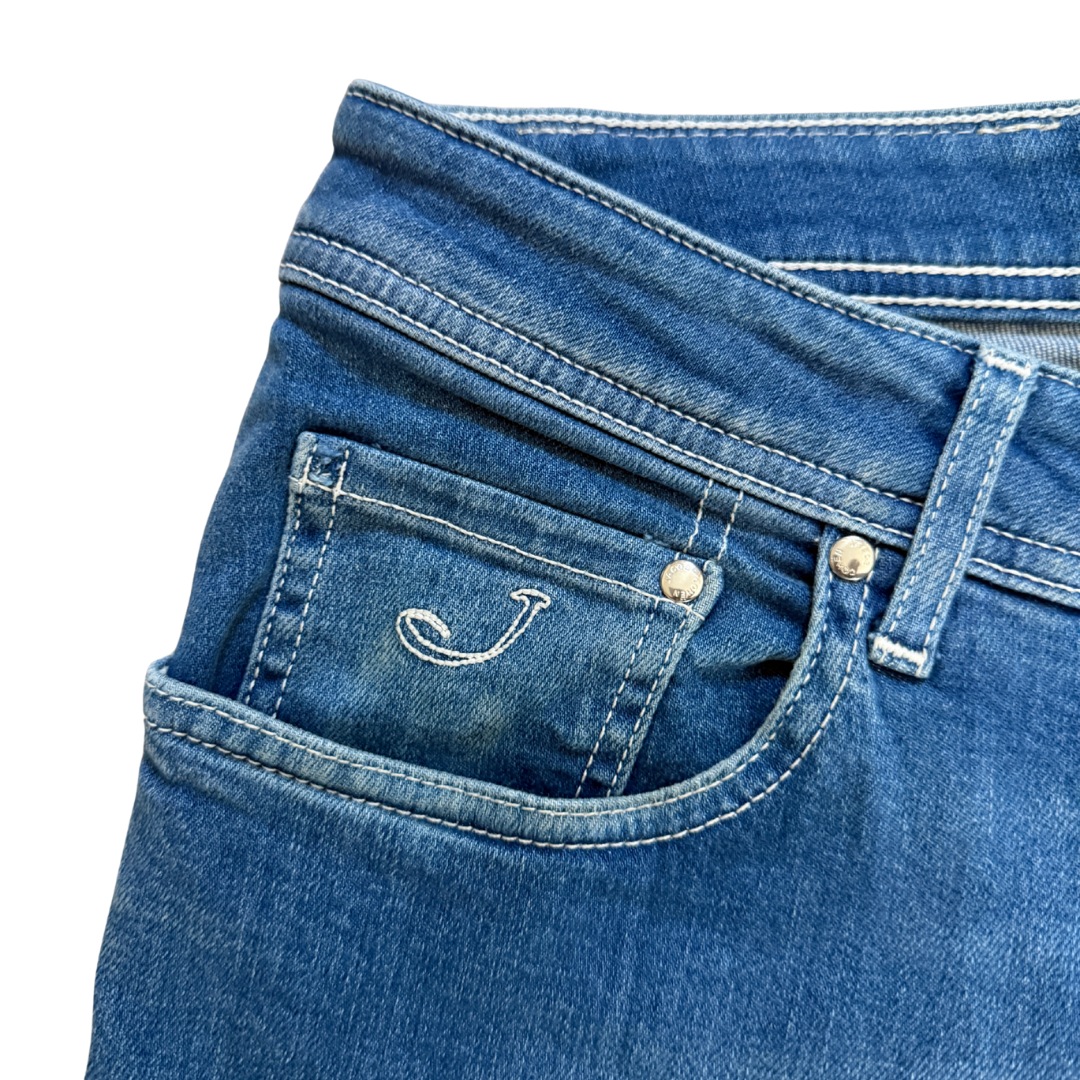 Jacob Cohën Bard Slim fit Jeans (Navy Blue)