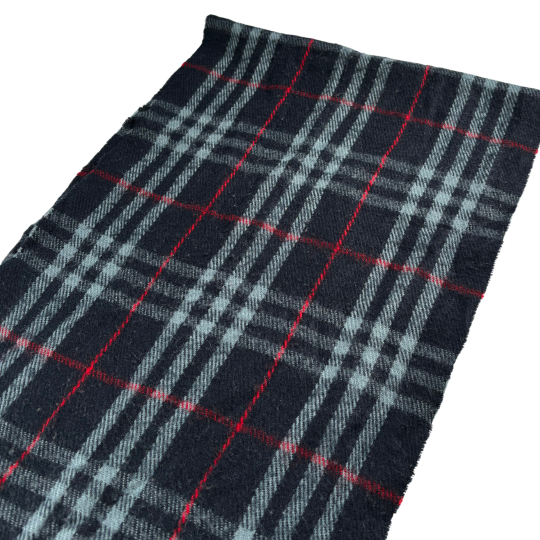 Burberry Scarf (Navy) (Vintage)