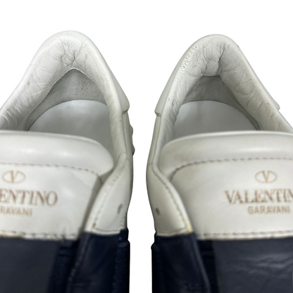 Valentino Garavani Open Sneakers (White Navy)