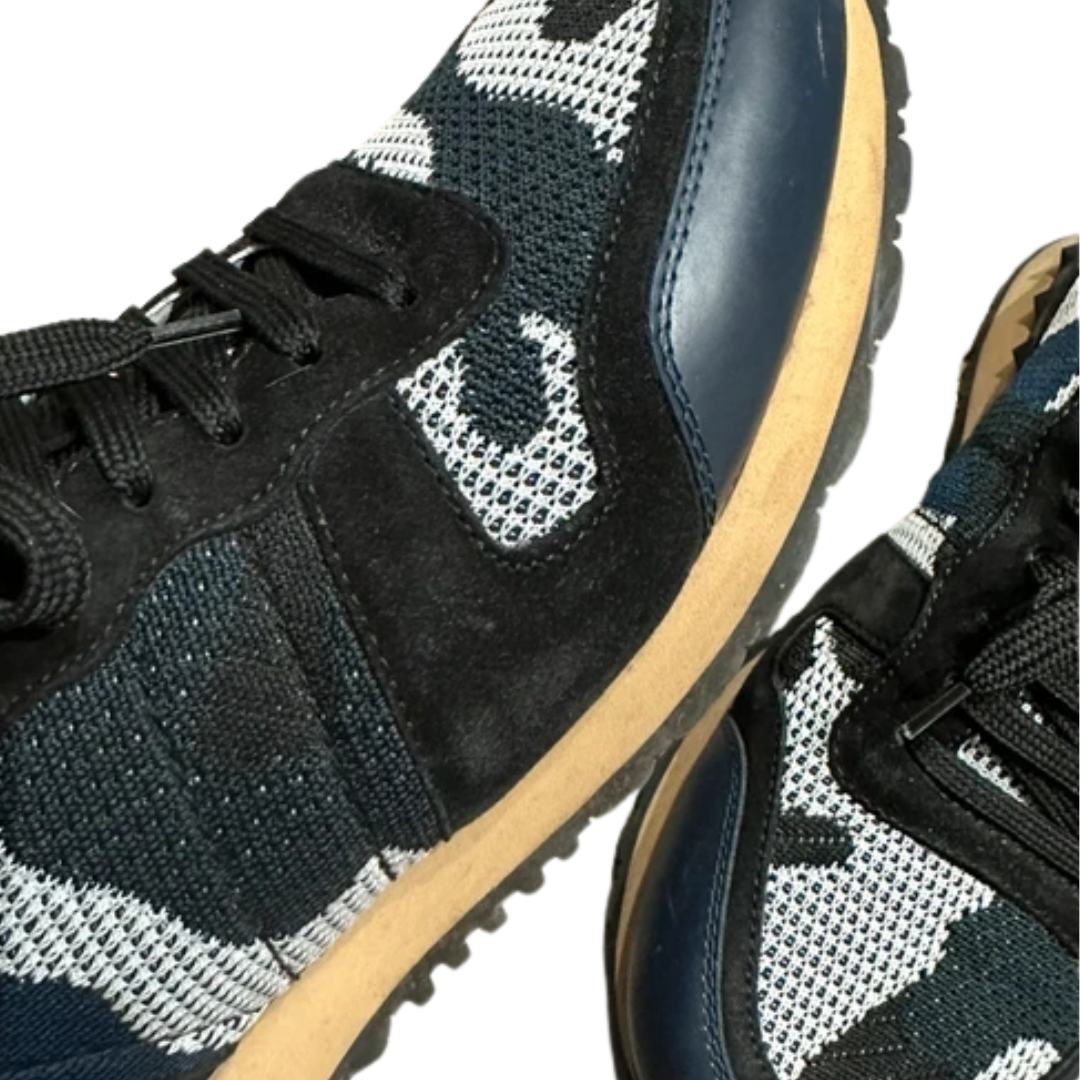 Valentino Garavani Rockrunner Sneakers (Navy)