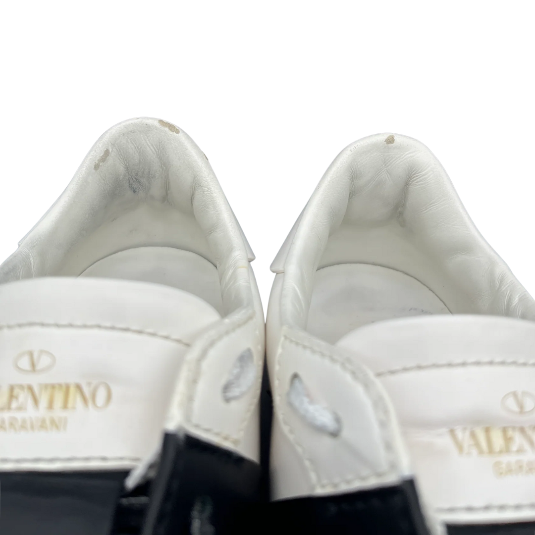 Valentino Garavani Open Sneakers (White Black)