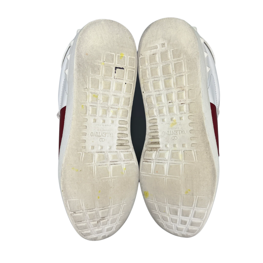 Valentino Garavani Open Sneakers (White Red)