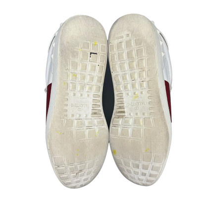 Valentino Garavani Open Sneakers (White Red)