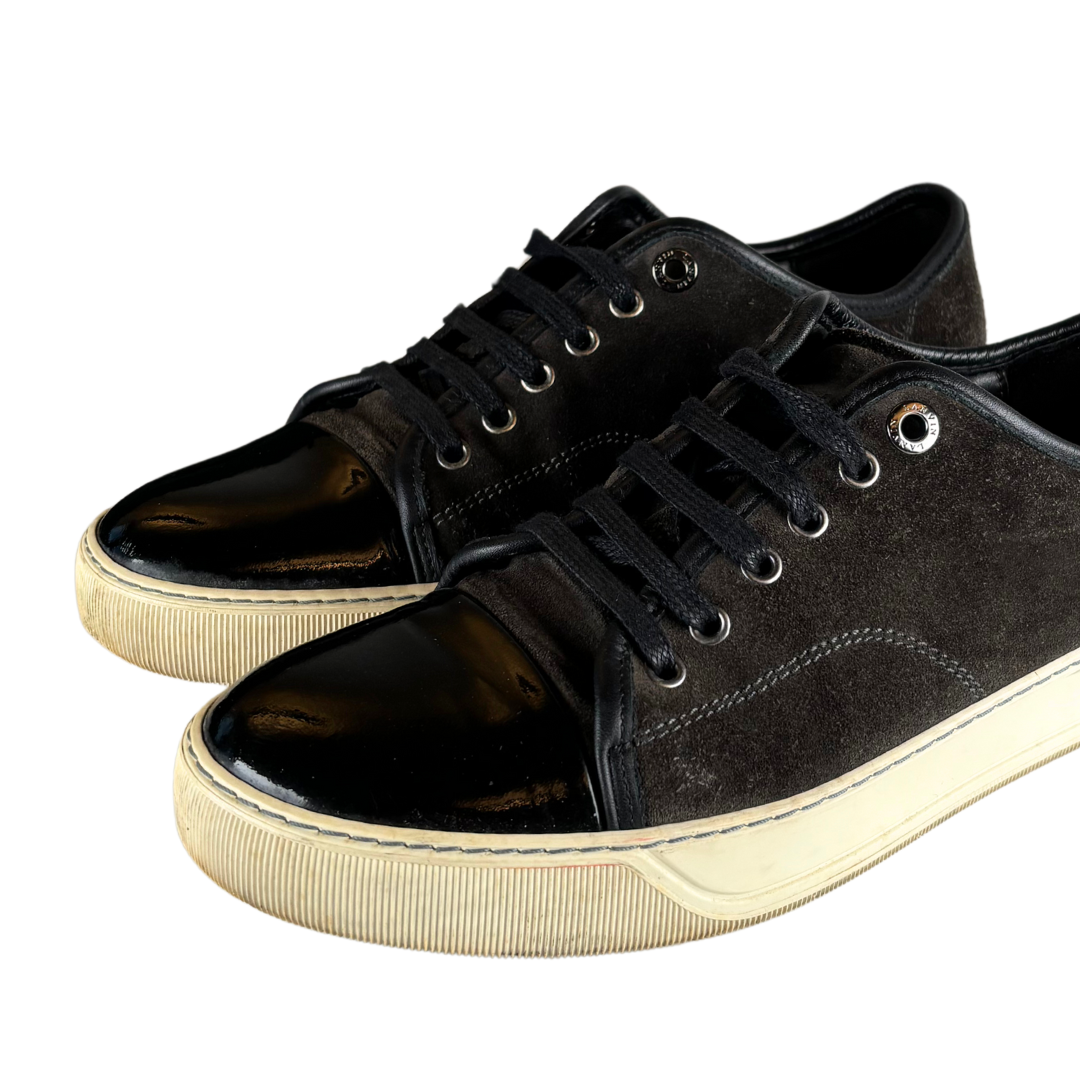 Lanvin Cap Toe Sneakers (Brown)