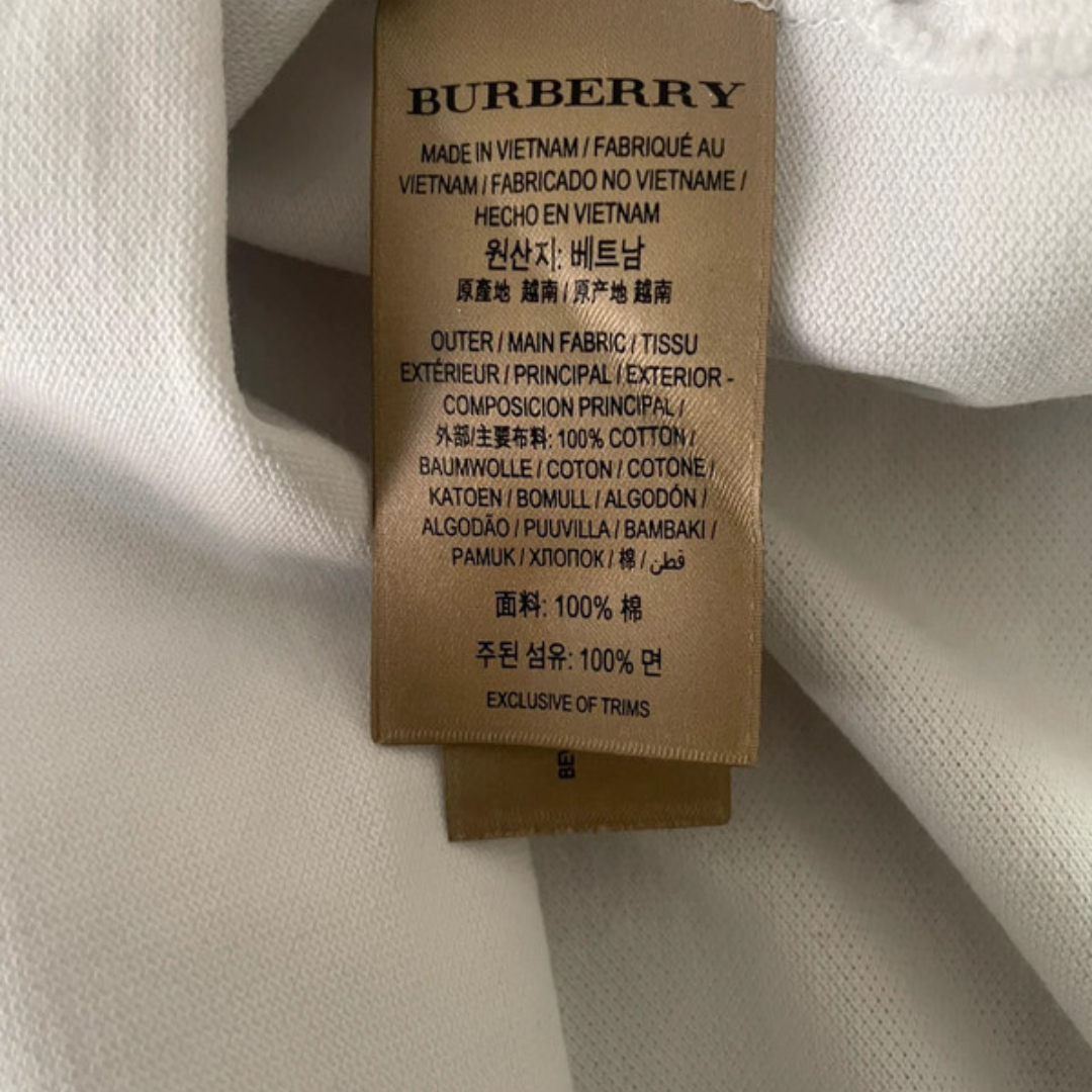 Burberry Polo Shirt (White)