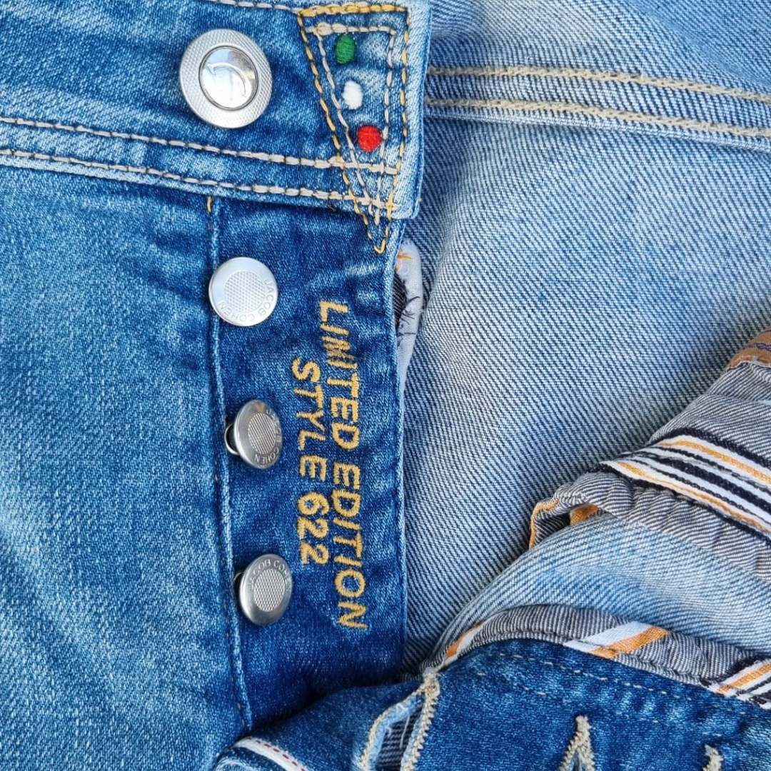 Jacob Cohën 622 Limited Edition Slim fit Jeans (Navy Blue)