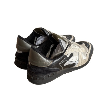 Valentino Garavani Rockrunner Sneakers (Dark Grey)