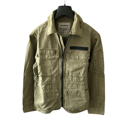 Zadig & Voltaire Field Jacket (Military Green) (Distressed Design) (New)