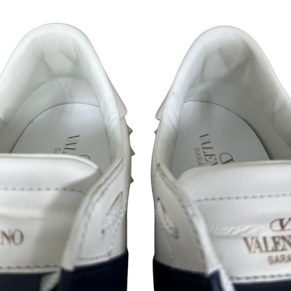Valentino Garavani Open Sneakers (White Navy)