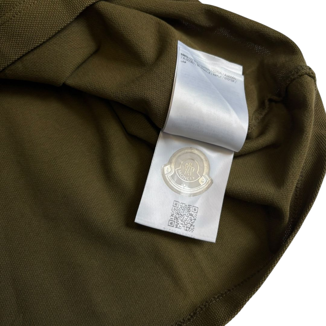 Moncler Maglia Polo Shirt (Green)