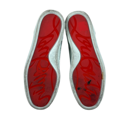 Christian Louboutin Louis Junior Spike Sneakers (Mint)