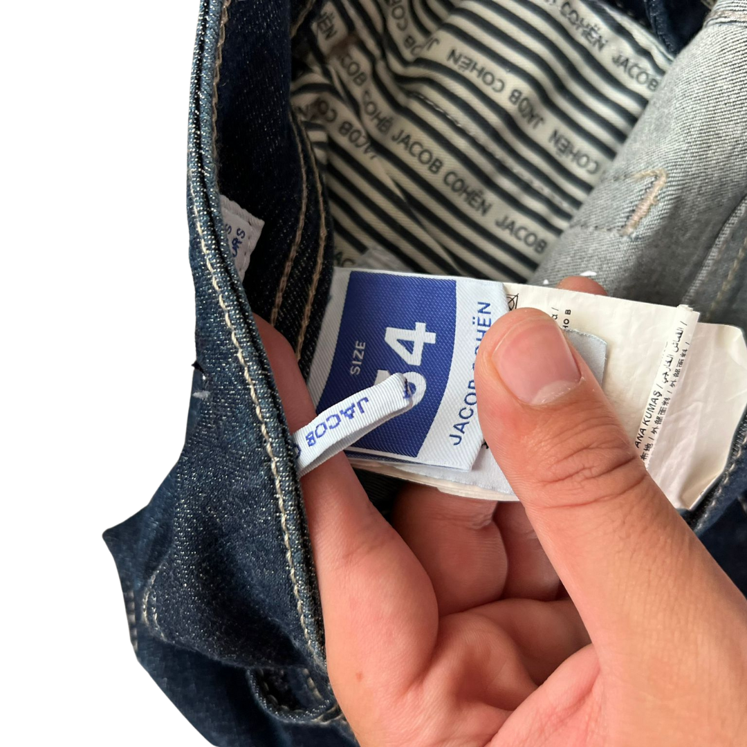 Jacob Cohën Scott Slim Fit Jeans (Navy) (New)
