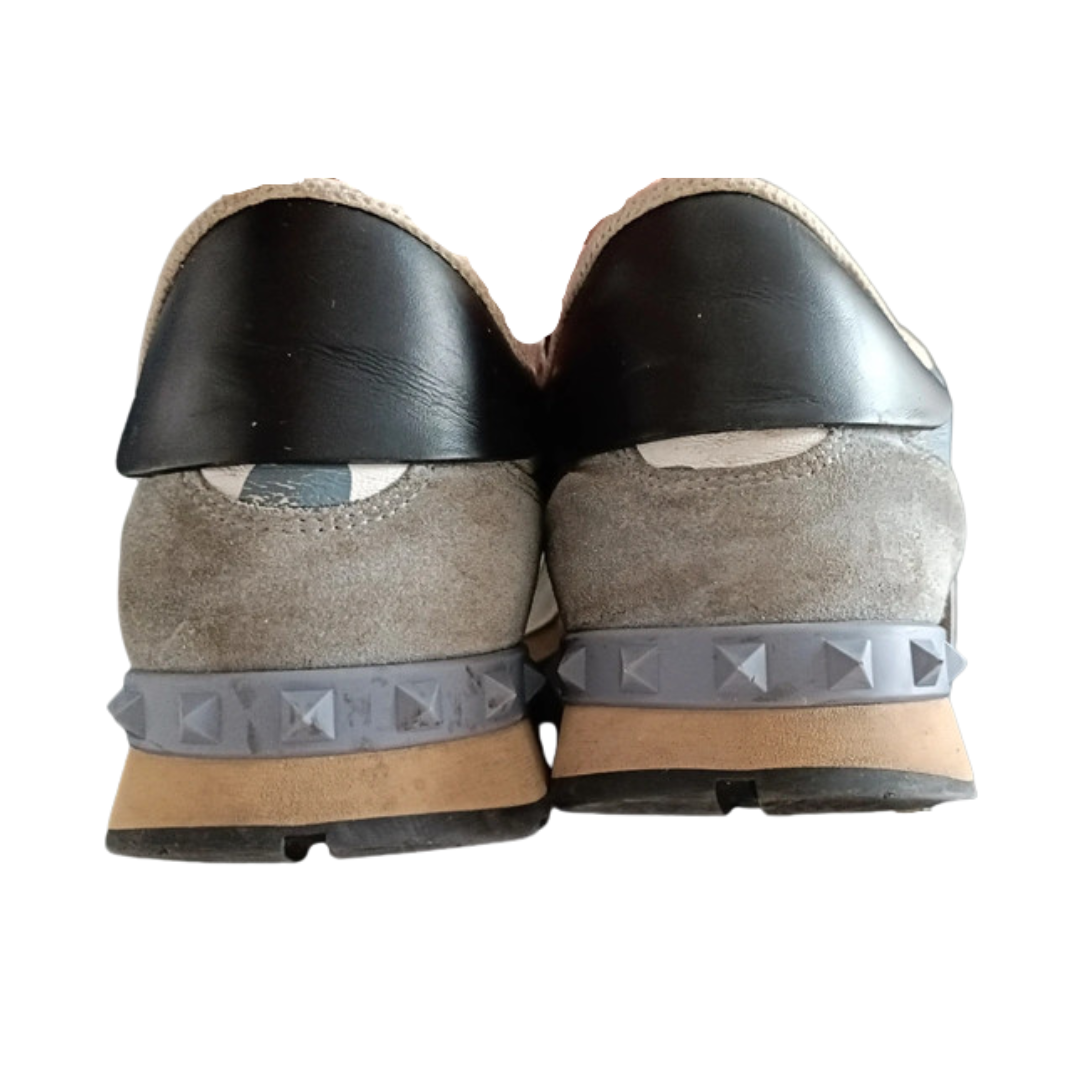 Valentino Garavani Rockrunner Sneakers (Grey) 