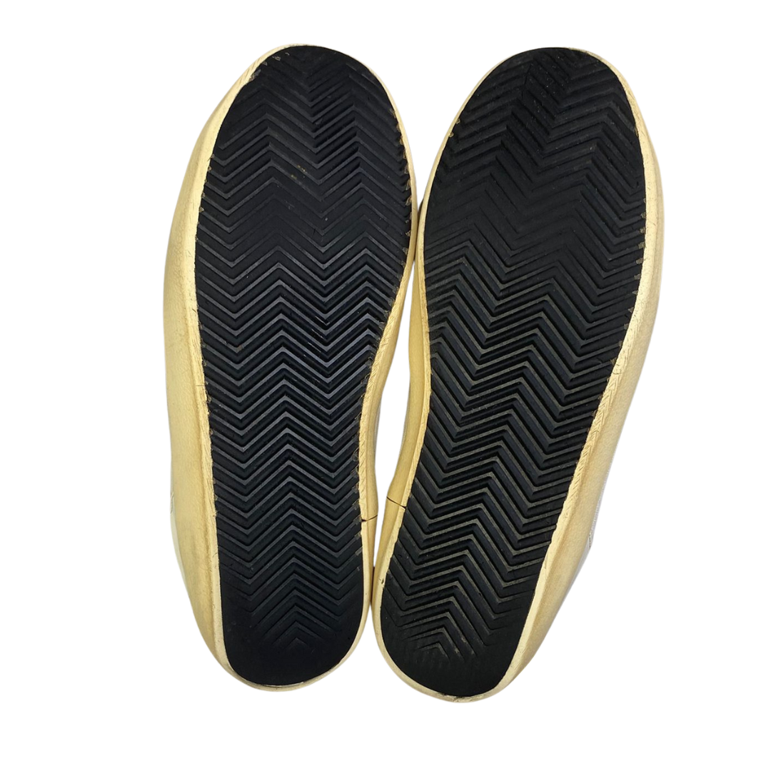 Golden Goose Superstar Sneakers (Gold Heel) (Women's)