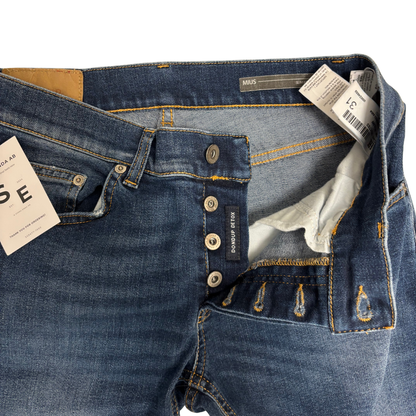 Dondup Mius Slim Fit Jeans (Navy)