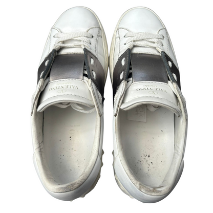 Valentino Garavani Open Sneakers (White Bronze) (Women's)