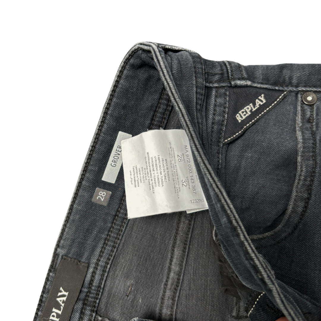 Replay Grover Slim Fit Jeans (Grey)