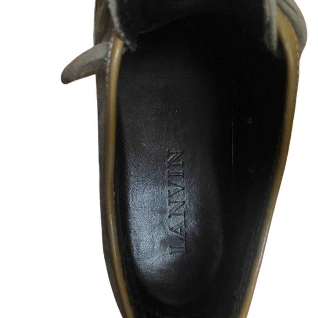 Lanvin Cap Toe Sneakers (Grey)