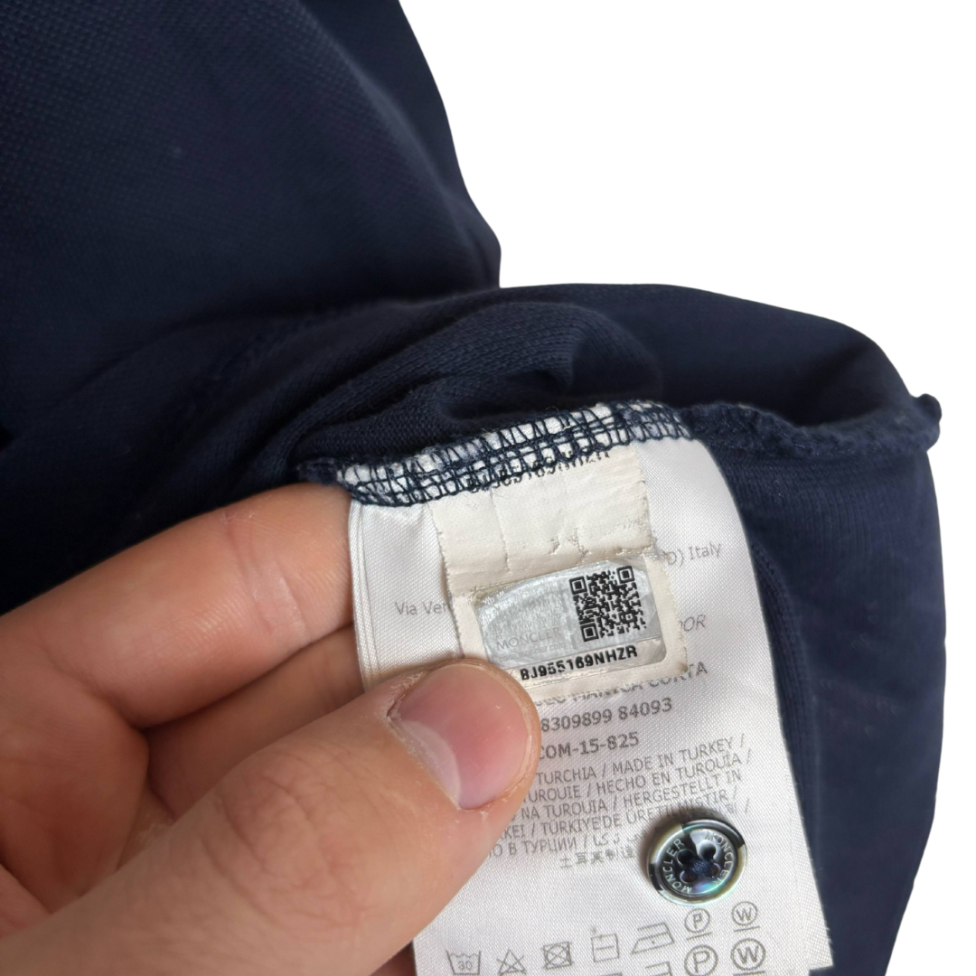 Moncler Maglia Polo Shirt (Navy)