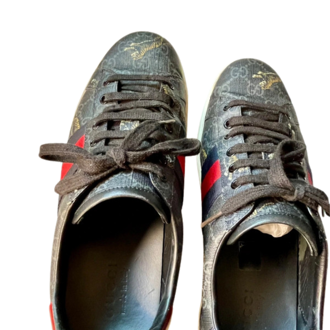 Gucci Ace Sneakers (Black)