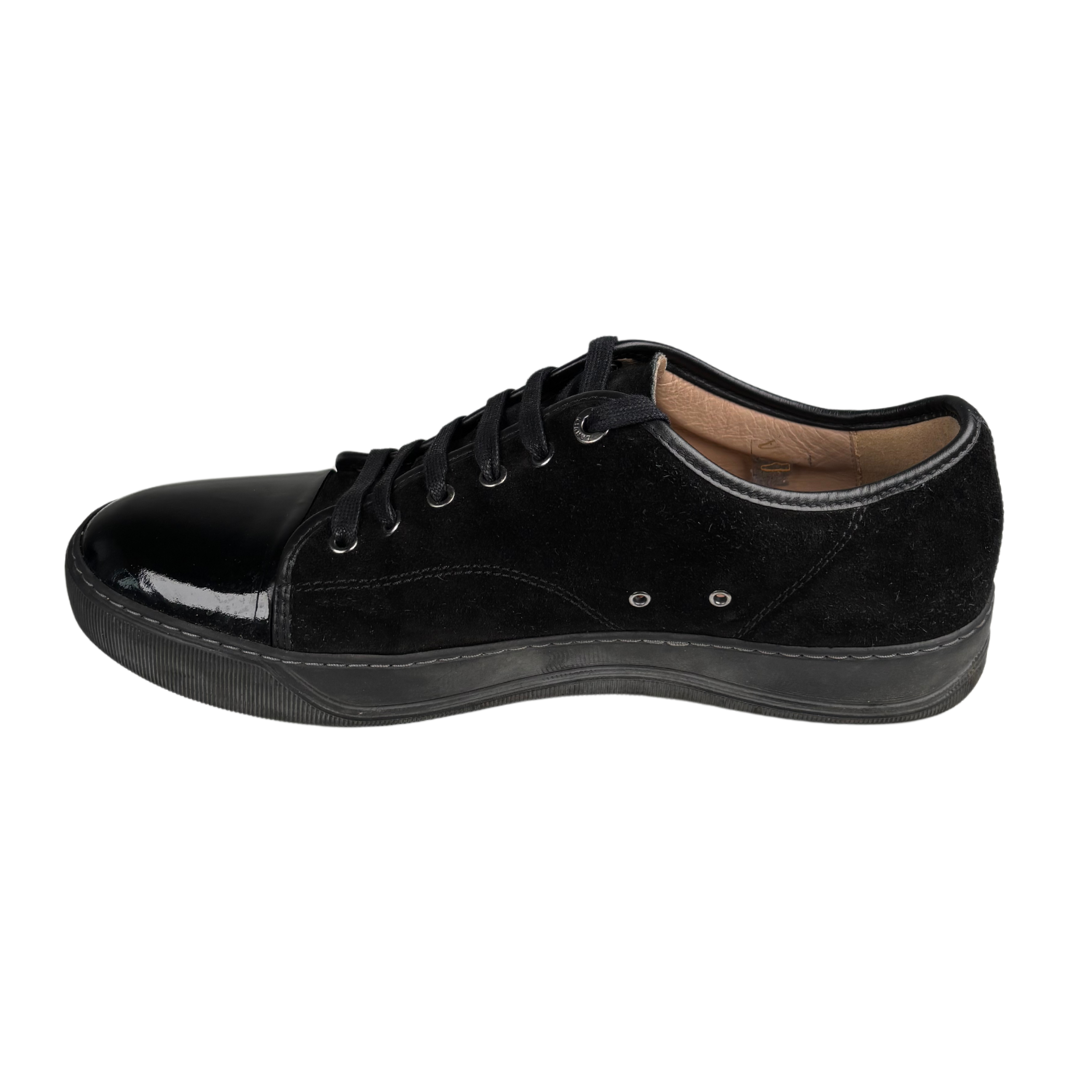 Lanvin Cap-Toe Sneakers (Black)
