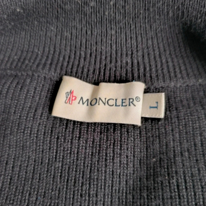 Moncler Maglia Tricot Cardigan Jacket (Black)