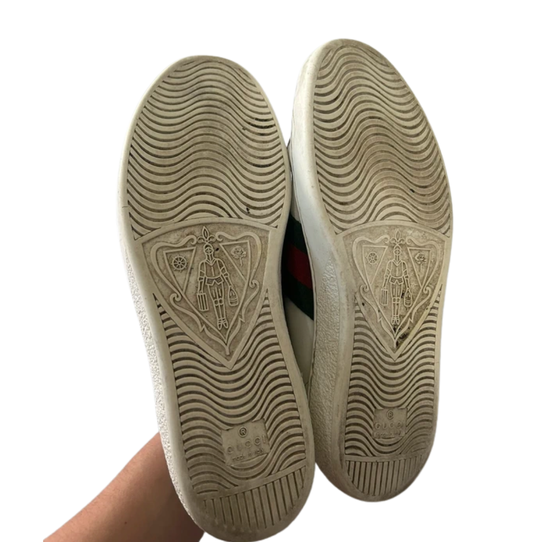 Gucci Ace Sneakers (White)