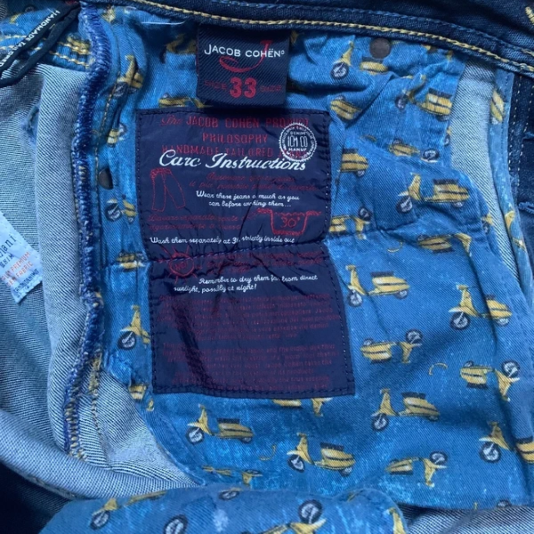 Jacob Cohën 622 Limited Edition Vespa Slim fit Jeans (Navy)
