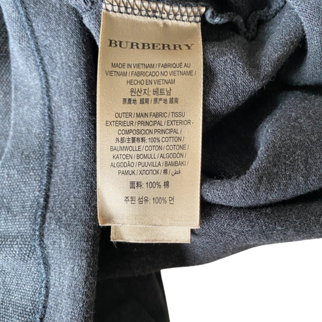 Burberry Polo Shirt (Dark Grey)