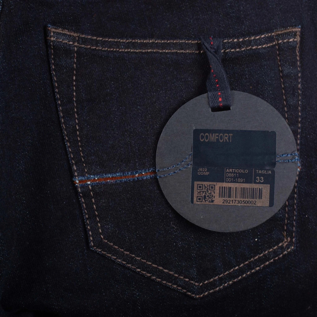 Jacob Cohën 622 Slim Fit Jeans (Navy) (New)