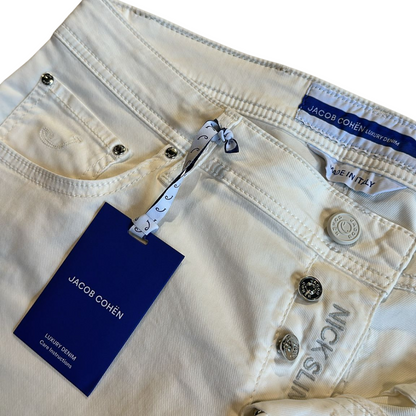 Jacob Cohën Nick Slim Fit Jeans (White) (New)