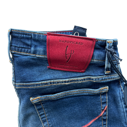 Handpicked Ravello Slim Fit Jeans (Navy Blue) (New)