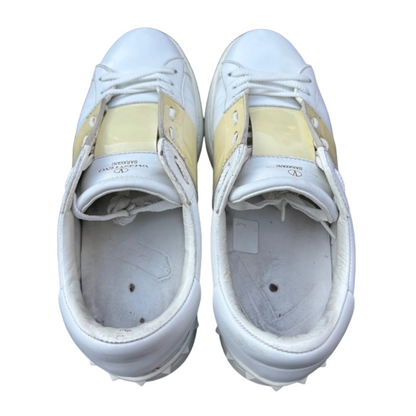 Valentino Garavani Open Sneakers (Patent Yellow) (Women's)